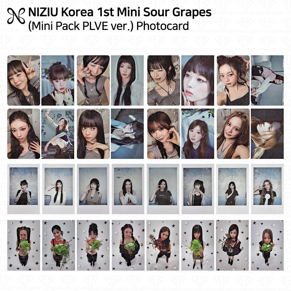 NiziU KR 1st Mini Album Sour Grapes アルバム封入トレカ (Mini Pack