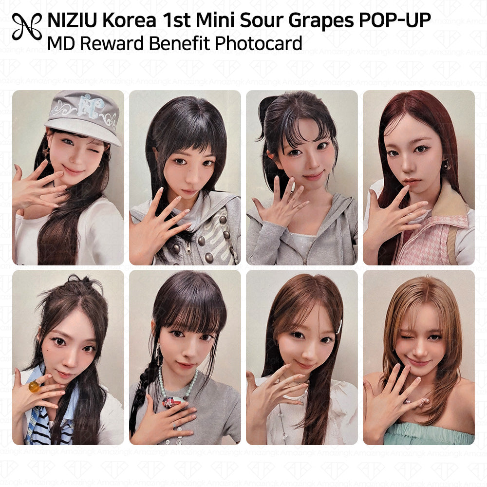 NiziU Korea 1st Mini Album Sour Grapes POP-UP STORE Official MD5万