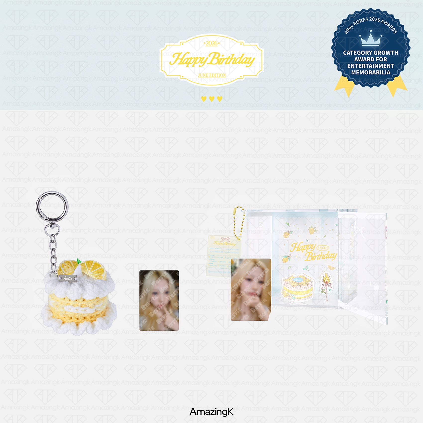 予約商品] Hearts2Hearts ステラ Artist Birthday Acrylic Cake Box