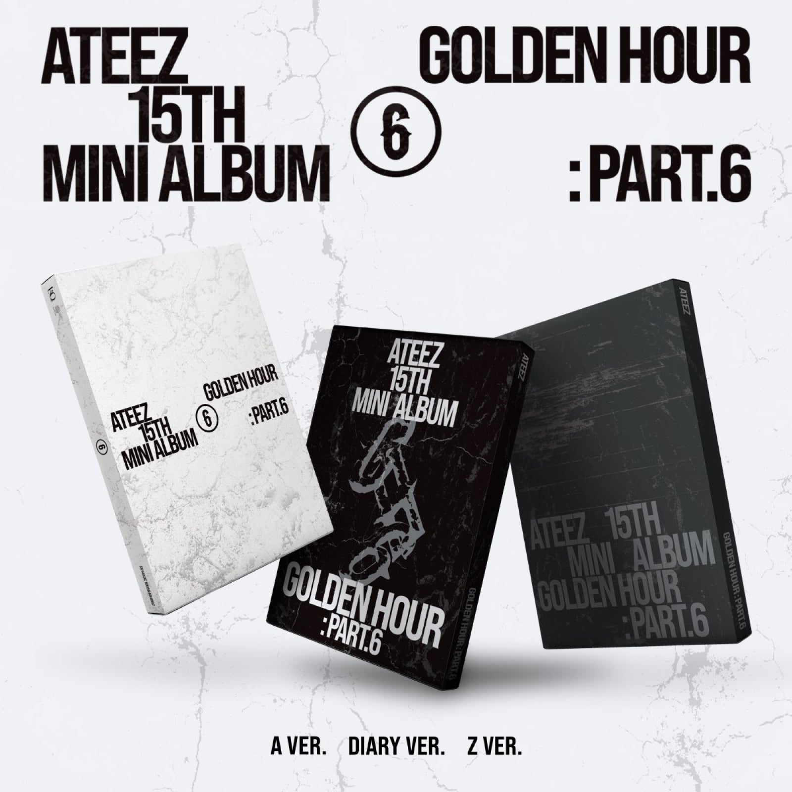 予約商品/未開封アルバム] ATEEZ 15th Mini Album Golden Hour Part.6