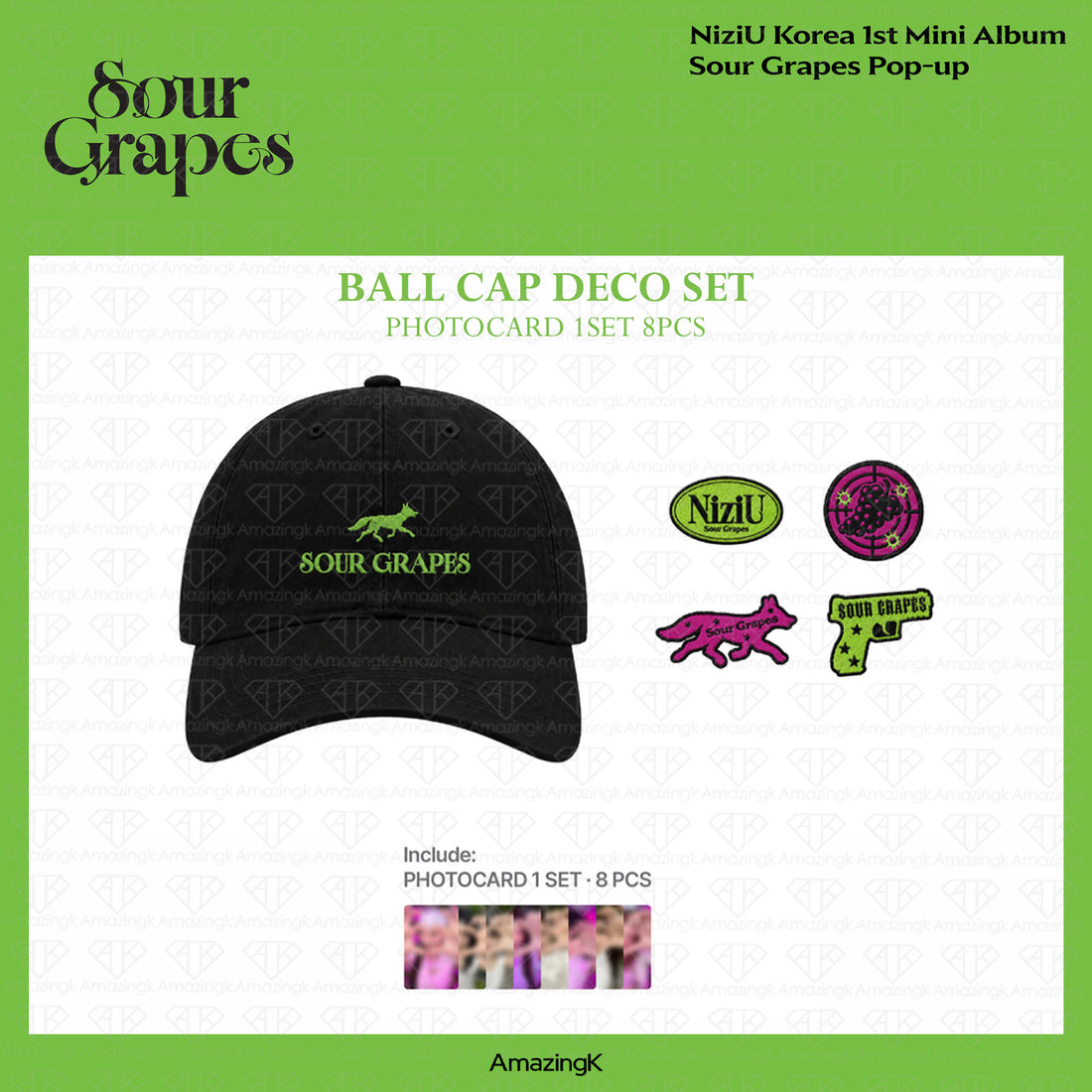 NiziU Korea 1st Mini Album Sour Grapes POP-UP STORE 公式グッズ