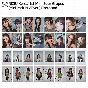 NiziU KR 1st Mini Album Sour Grapes アルバム封入トレカ (Mini Pack PLVE ver.)