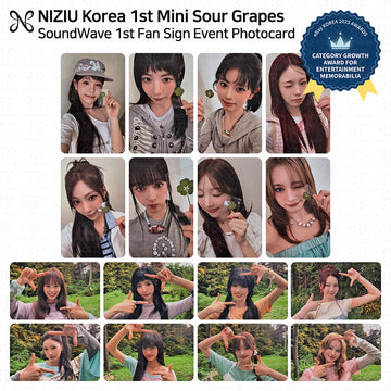 NiziU Korea 1st Mini Album Sour Grapes サイン会応募者限定特典トレカ(Soundwave)