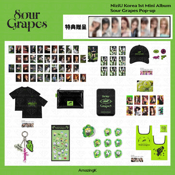 [予約商品] NiziU Korea 1st Mini Album Sour Grapes POP-UP STORE 公式グッズ