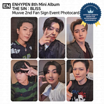 Enhypen 8th Mini Album The Sin : Bliss サイン会応募者限定特典トレカ(Muvve2次)
