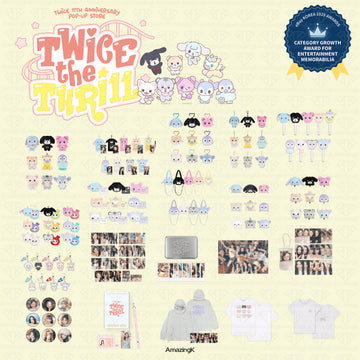 [予約商品] TWICE 11TH ANNIVERSARY POPUP STORE TWICE THE THRILL 公式グッズ