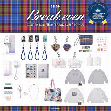 [予約商品] ILLIT 5th Mini Album BREAK EVEN POP-UP公式グッズ
