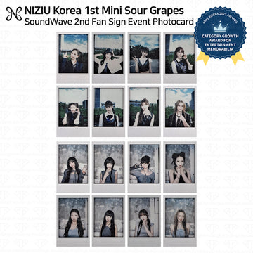 NiziU Korea 1st Mini Album Sour Grapes サイン会応募者限定特典トレカ(Soundwave2次)