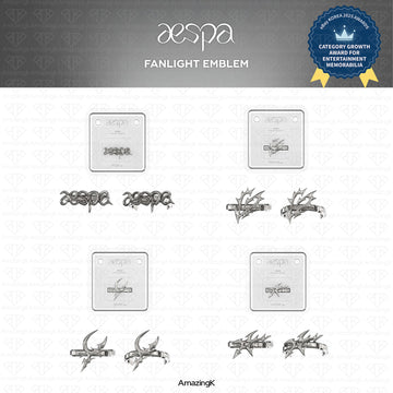 ［予約商品］Aespa ファンライトカスタムエンブレム