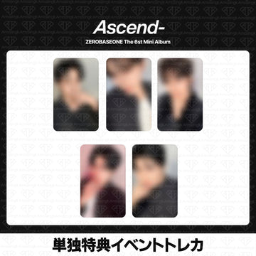 ［予約商品］ZB1 ZEROBASEONE The 6th Mini Album Ascend- 単独特典イベントトレカ (Studio Choom)