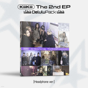 KiiiKiii The 2nd EP Delulu Pack (Headphone ver. / Crystal Ball ver. / Calendar ver.)