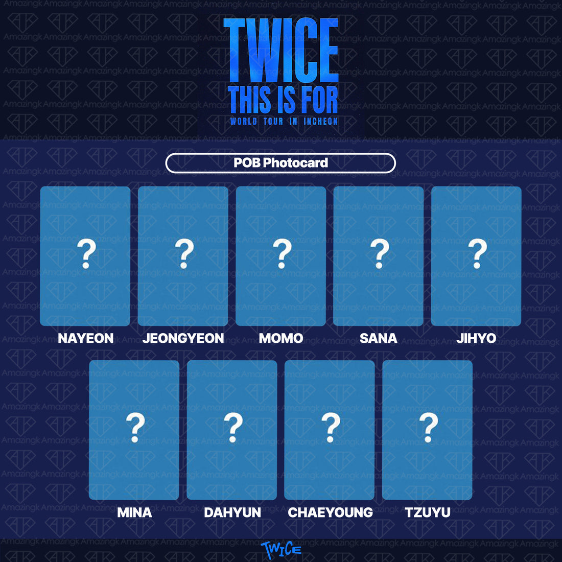 [予約商品] TWICE This Is For World Tour In Incheon Ｂlu-ray 予約購入特典トレカ