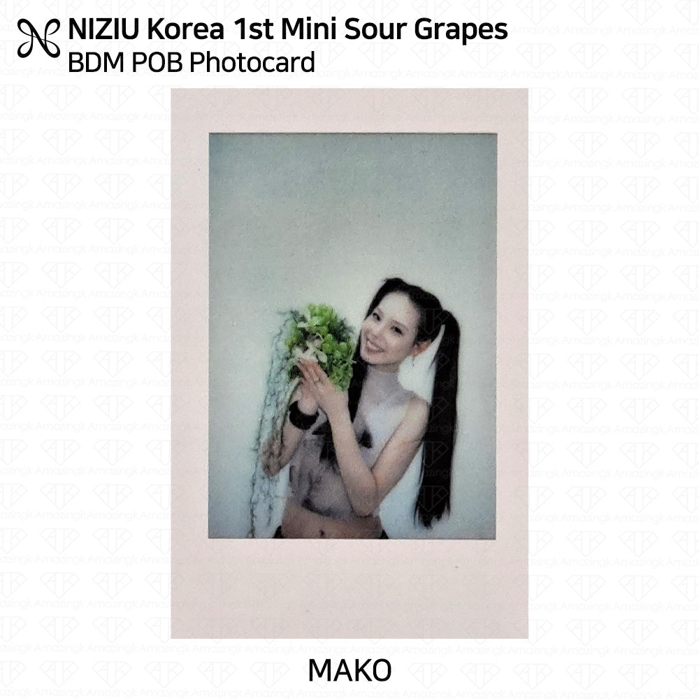 NiziU Korea 1st Mini Album Sour Grapes 韓国店舗特典トレカ(BDM)