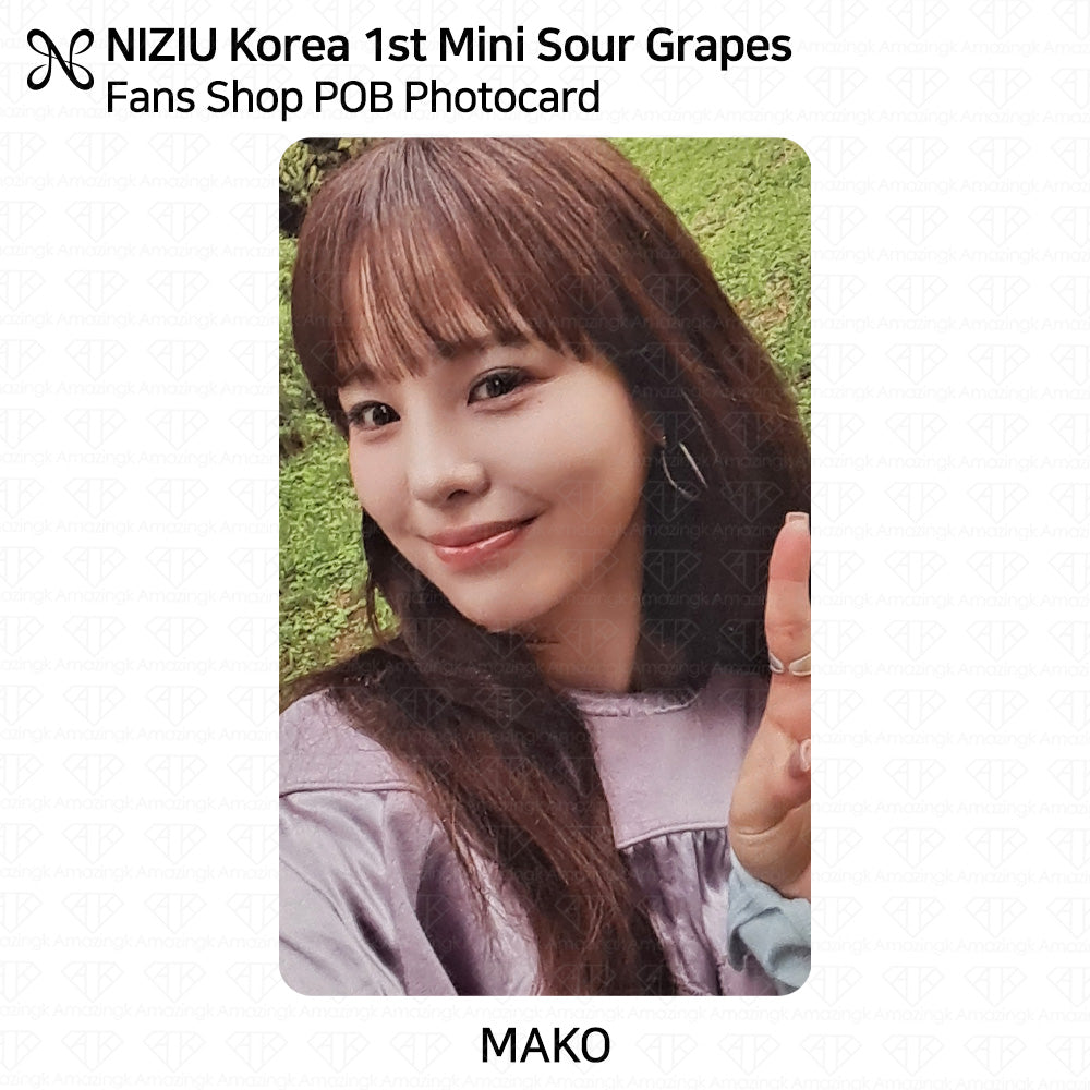 NiziU Korea 1st Mini Album Sour Grapes 韓国店舗特典トレカ(FANS SHOP)