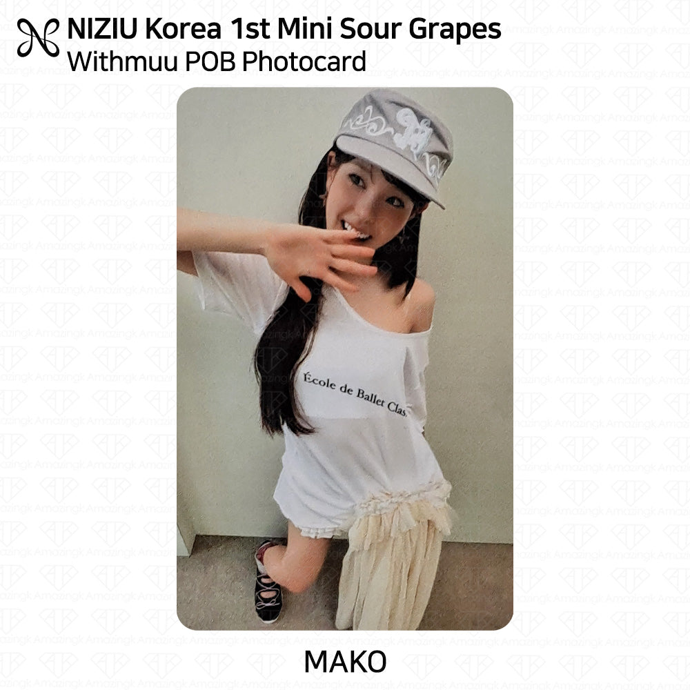 NiziU Korea 1st Mini Album Sour Grapes 韓国店舗特典トレカ(Withmuu)
