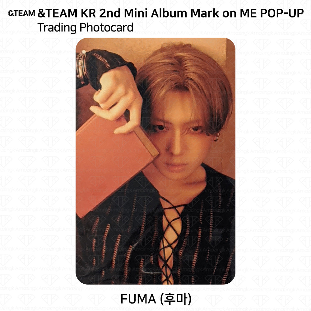 &TEAM KR 2nd Mini Album Mark on Me POP-UP MDトレーディングカード