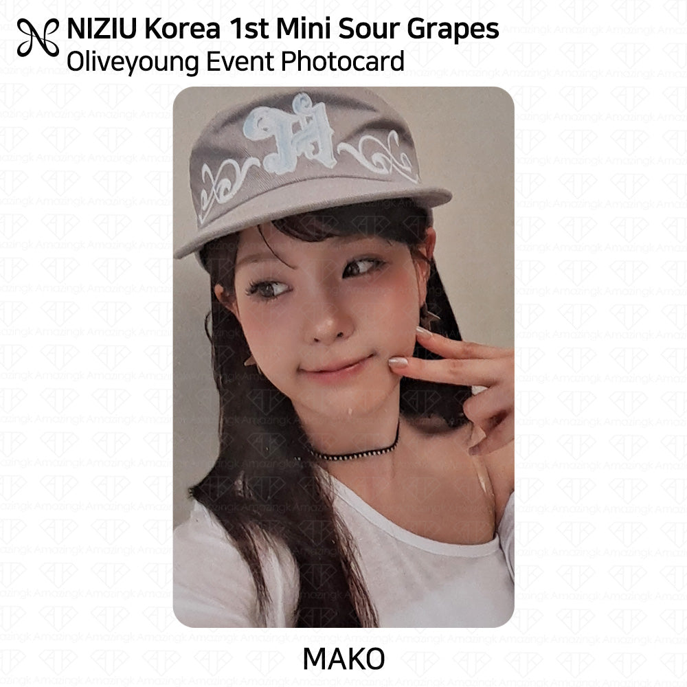 NiziU Korea 1st Mini Album Sour Grapes OliveYoung 単独イベント特典トレカ