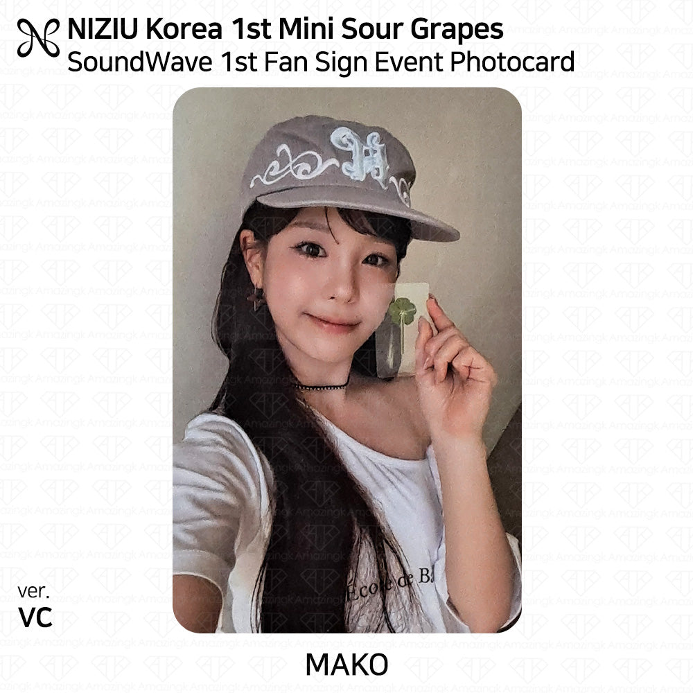 NiziU Korea 1st Mini Album Sour Grapes サイン会応募者限定特典トレカ(Soundwave)