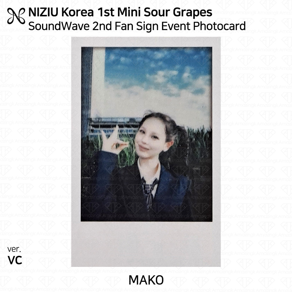 NiziU Korea 1st Mini Album Sour Grapes サイン会応募者限定特典トレカ(Soundwave2次)