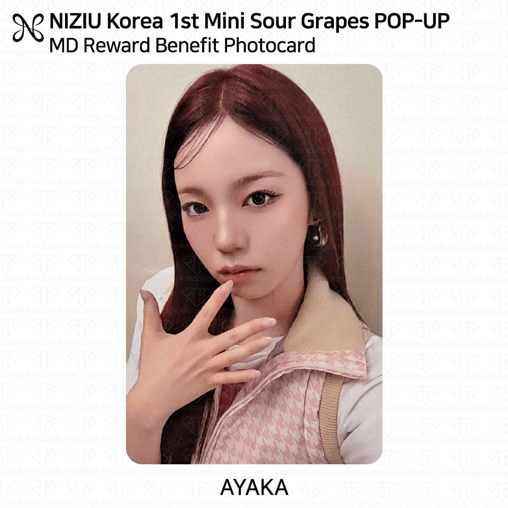 NiziU Korea 1st Mini Album Sour Grapes POP-UP STORE Official MD5万