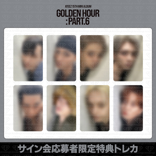[予約商品]ATEEZ 15th Mini Album Golden Hour Part.6 AppleMusic サイン会応募者限定特典ト