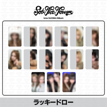 ［予約商品］IZNA 3rd Mini Album SET THE TEMPO POP-UP カフェイベントラッキードロートレカ(Soundwave)