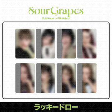 [予約商品] NiziU Korea 1st Mini Album Sour Grapes POP-UP STORE ラキドロトレカ