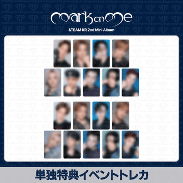 [予約商品] &TEAM KR 2nd Mini Album Mark on Me StudioChoom単独イベント特典トレカ