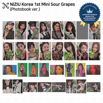 NiziU KR 1st Mini Album Sour Grapes アルバム封入トレカ/ポスター (Sniper / Sour Grapes ver.)