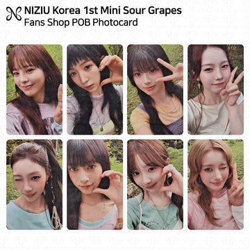 NiziU Korea 1st Mini Album Sour Grapes 韓国店舗特典トレカ(FANS SHOP)