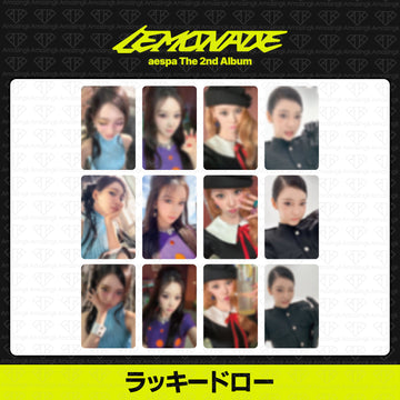 ［予約商品］Aespa 2nd Album Lemonade 2次ラッキードロートレカ (AppleMusic, Everline, Ktown4u)