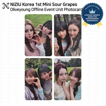 NiziU Korea 1st Mini Album Sour Grapes OliveYoung オフライン限定単独イベント特典トレカ