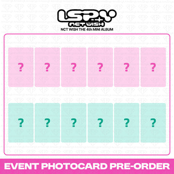 ［予約商品］NCT WISH 4th Mini Album I SPY ショーケース応募者限定特典トレカ