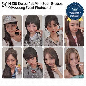 NiziU Korea 1st Mini Album Sour Grapes OliveYoung 単独イベント特典トレカ