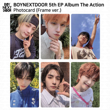 BOYNEXTDOOR 5th EP Album The Action 公式トレカ (Frame ver.)