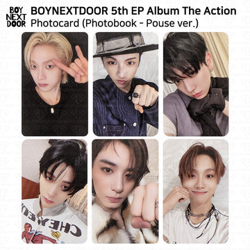 BOYNEXTDOOR 5th EP Album The Action 公式トレカ (Photobook-Pause ver.)