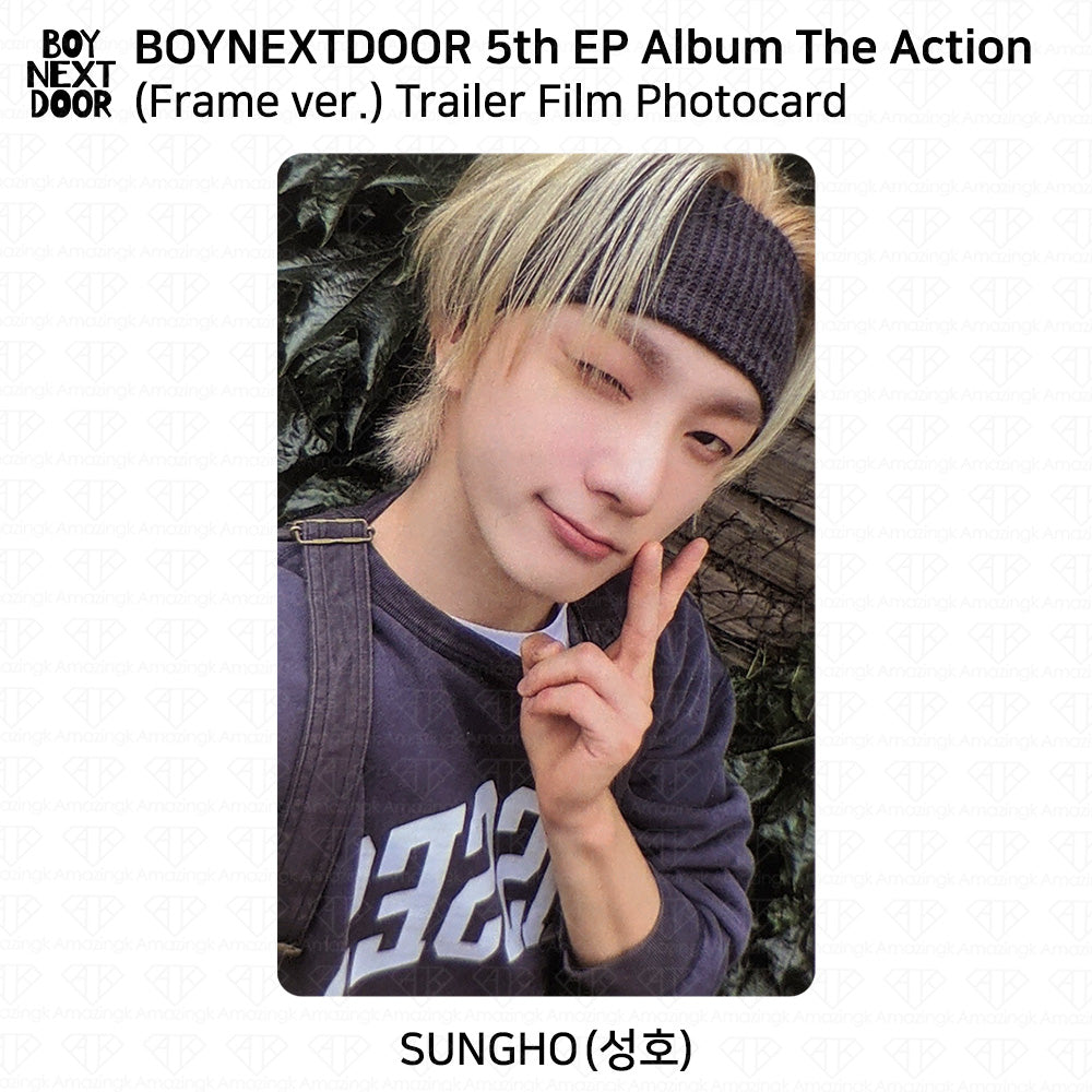 BOYNEXTDOOR 5th EP Album The Action 公式トレカ (Frame ver.)