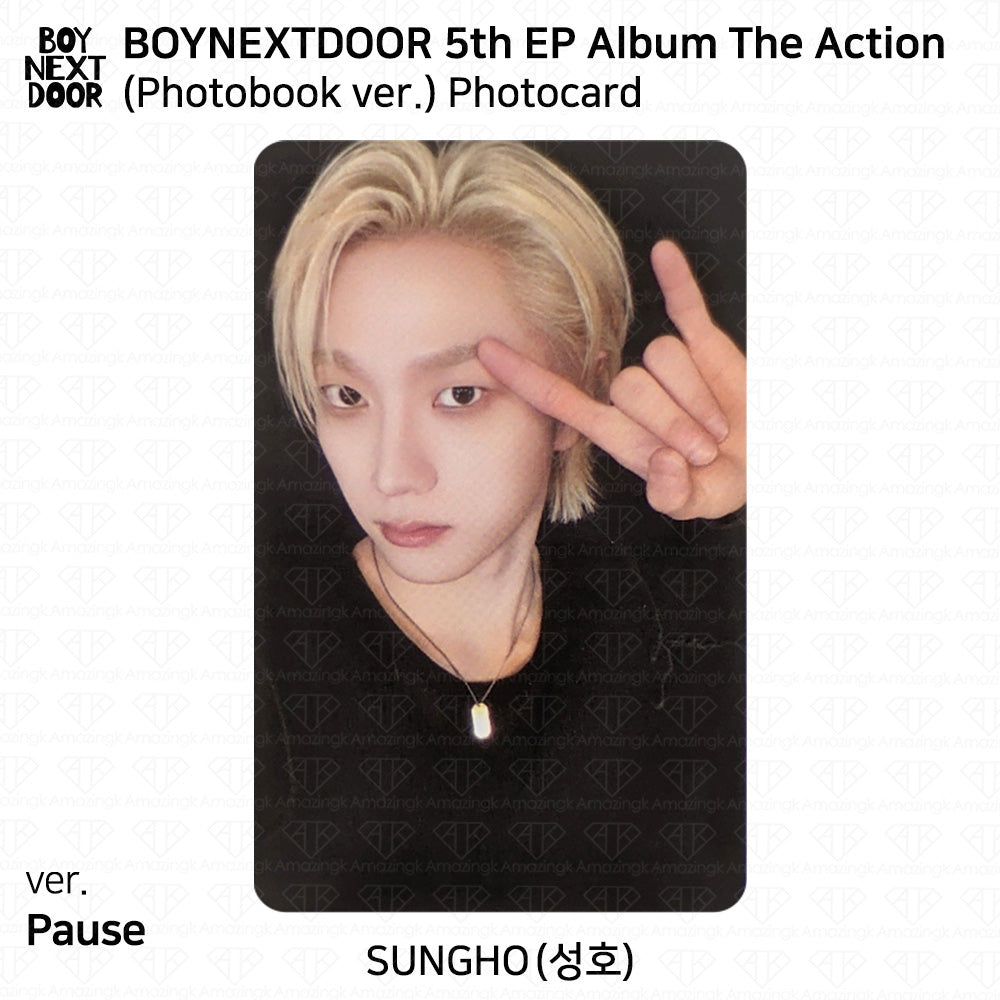 BOYNEXTDOOR 5th EP Album The Action 公式トレカ (Photobook-Pause ver.)