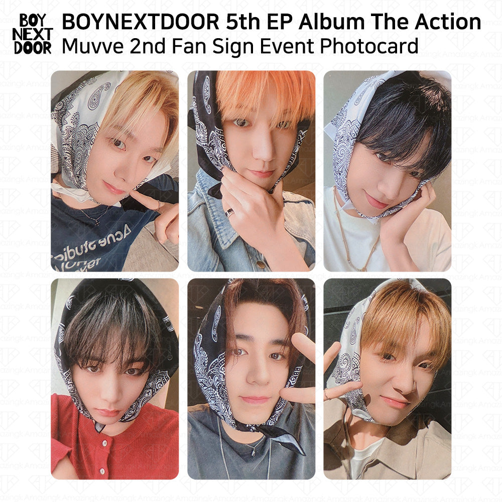 BOYNEXTDOOR mini5 muvve 限定特典 トレカ６枚セット C BOYNEXTDOORリウタワレコ特典トレカ付きCD NoGenre - メルカリ