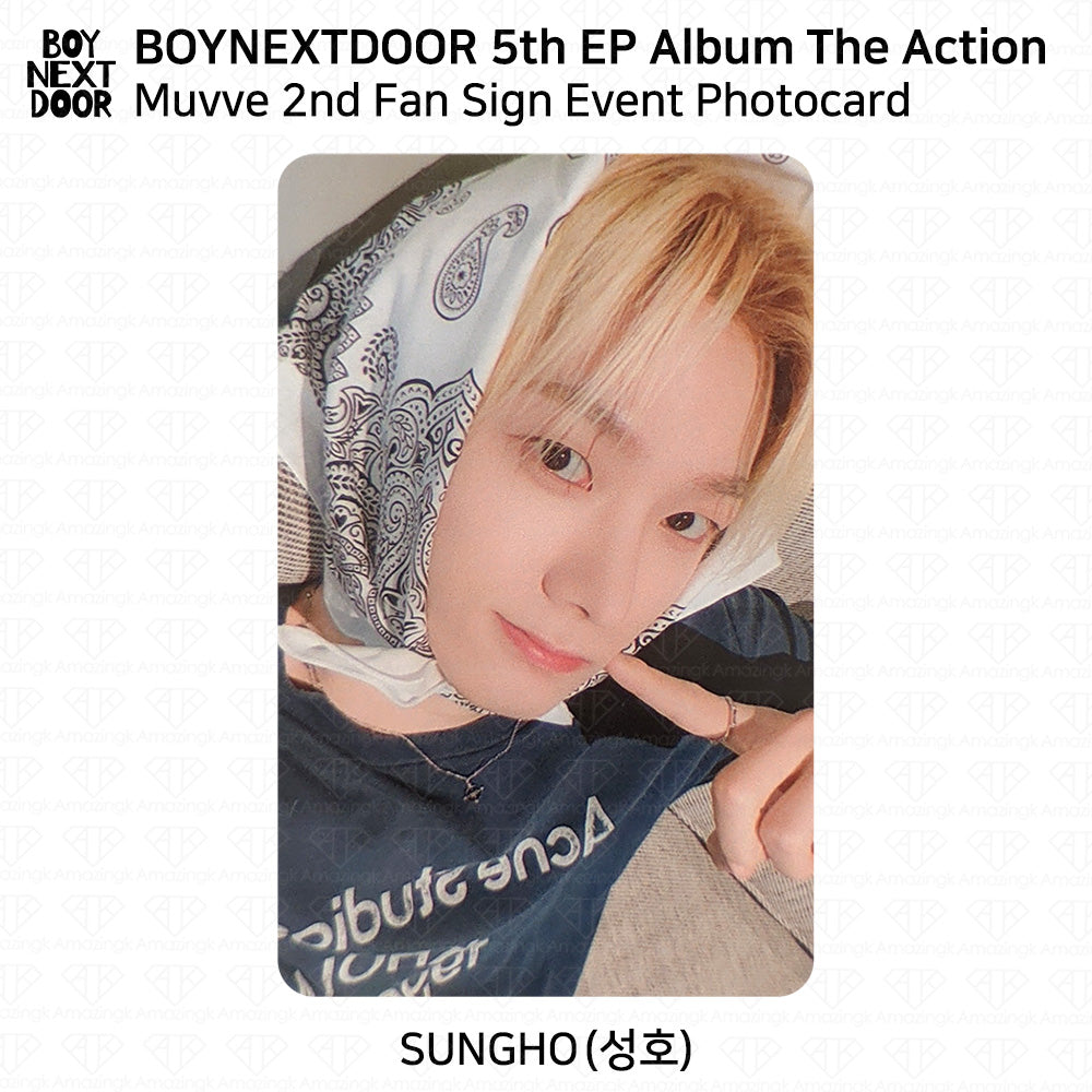 BOYNEXTDOOR 5th EP Album The Action サイン会応募者限定特典トレカ (Muvve 2nd)