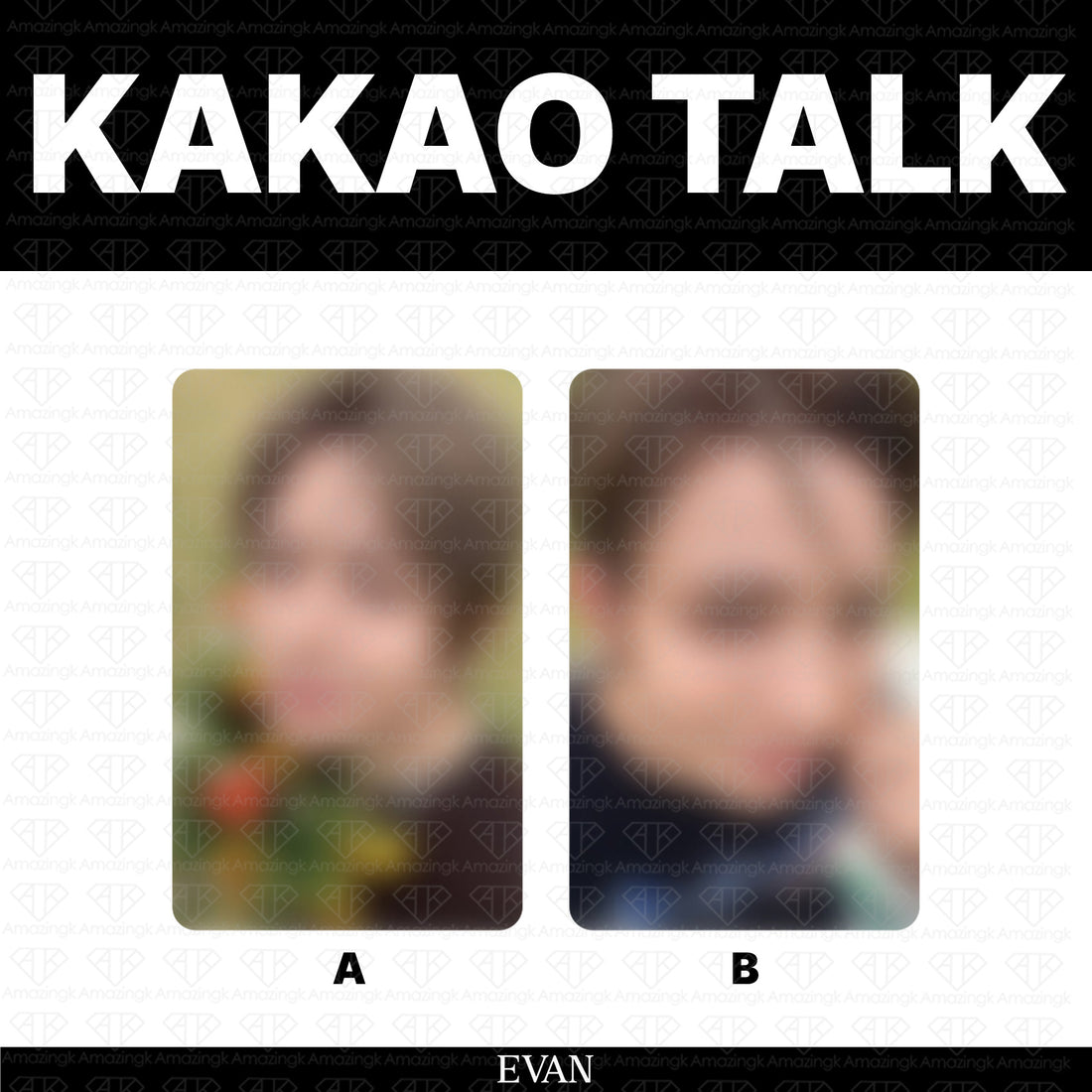 ［予約商品］EVAN 1st Mini Album DEATH OF ME 単独特典イベントトレカ (KakaoTalk)