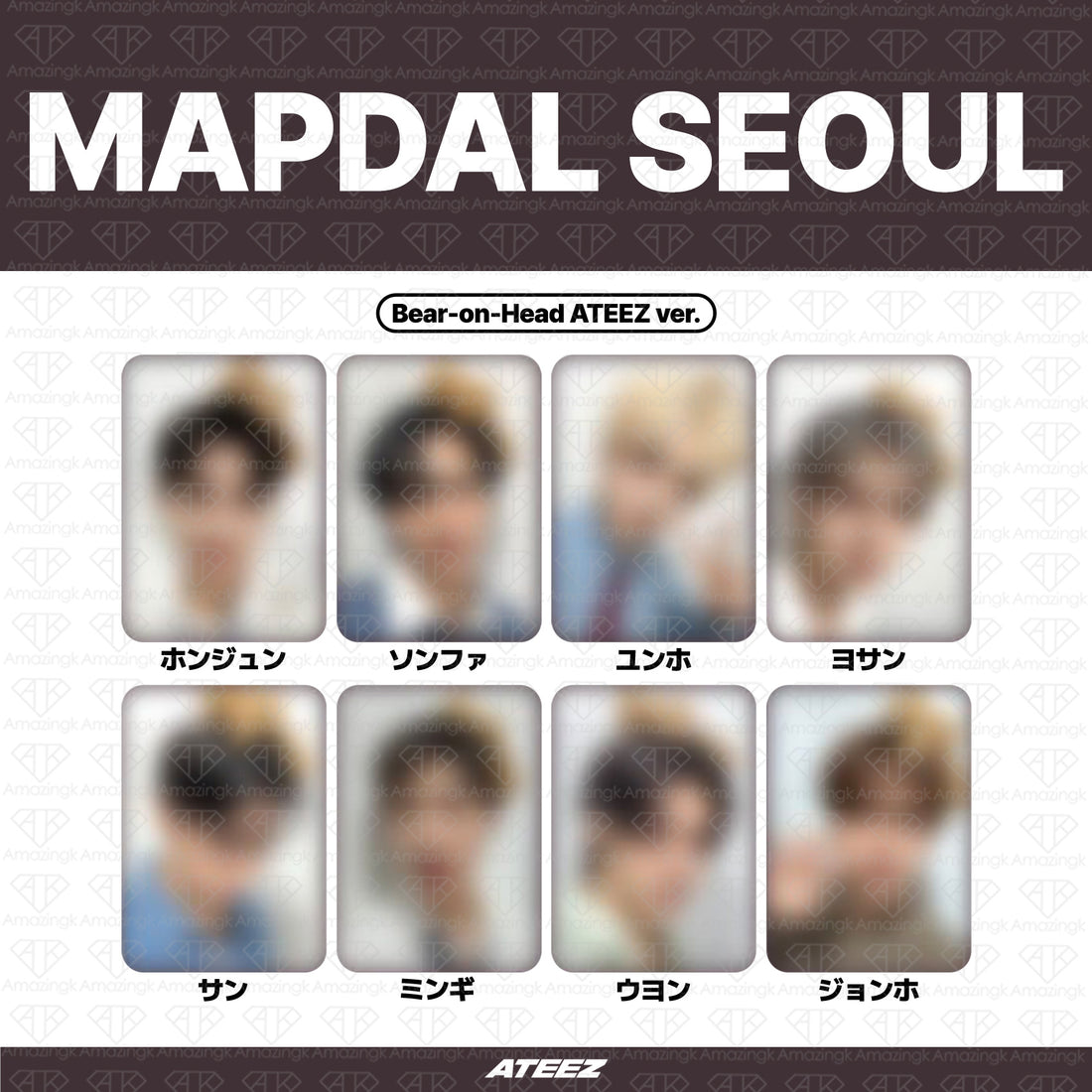 ［予約商品］ATEEZ Golden Hour Part.5 ラッキードロートレカ (MapdalSeoul)