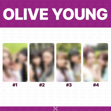 [予約商品] NiziU Korea 1st Mini Album Sour Grapes OliveYoung オフライン限定単独イベント特典トレカ
