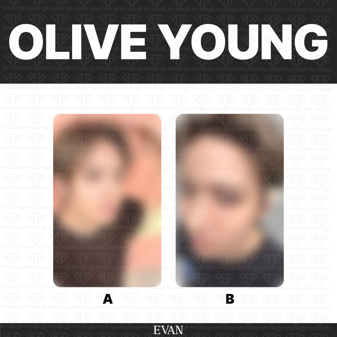 ［予約商品］EVAN 1st Mini Album DEATH OF ME 単独特典イベントトレカ (OliveYoung)