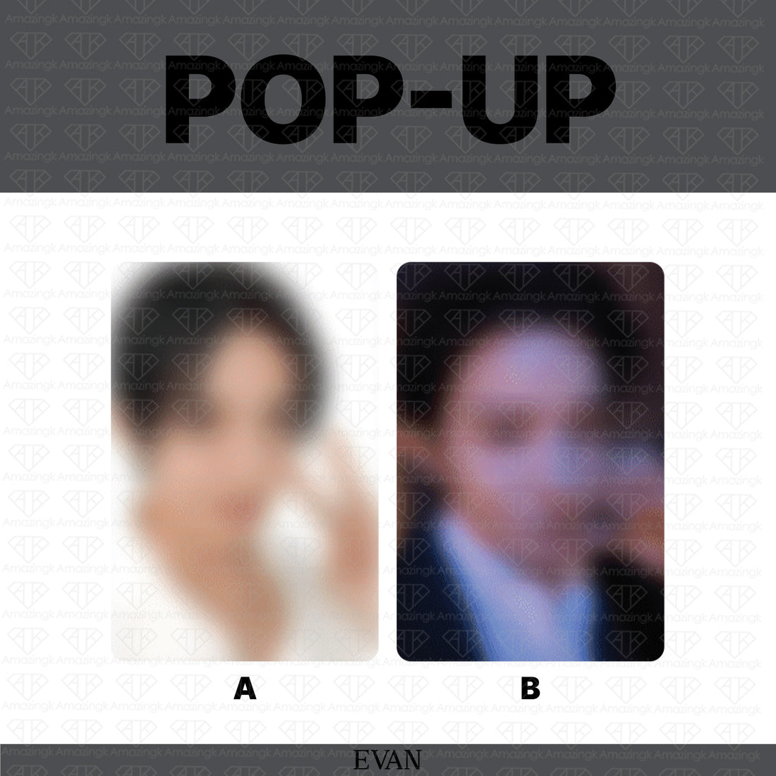 ［予約商品］EVAN 1st Mini Album DEATH OF ME POP-UP ラッキードロートレカ