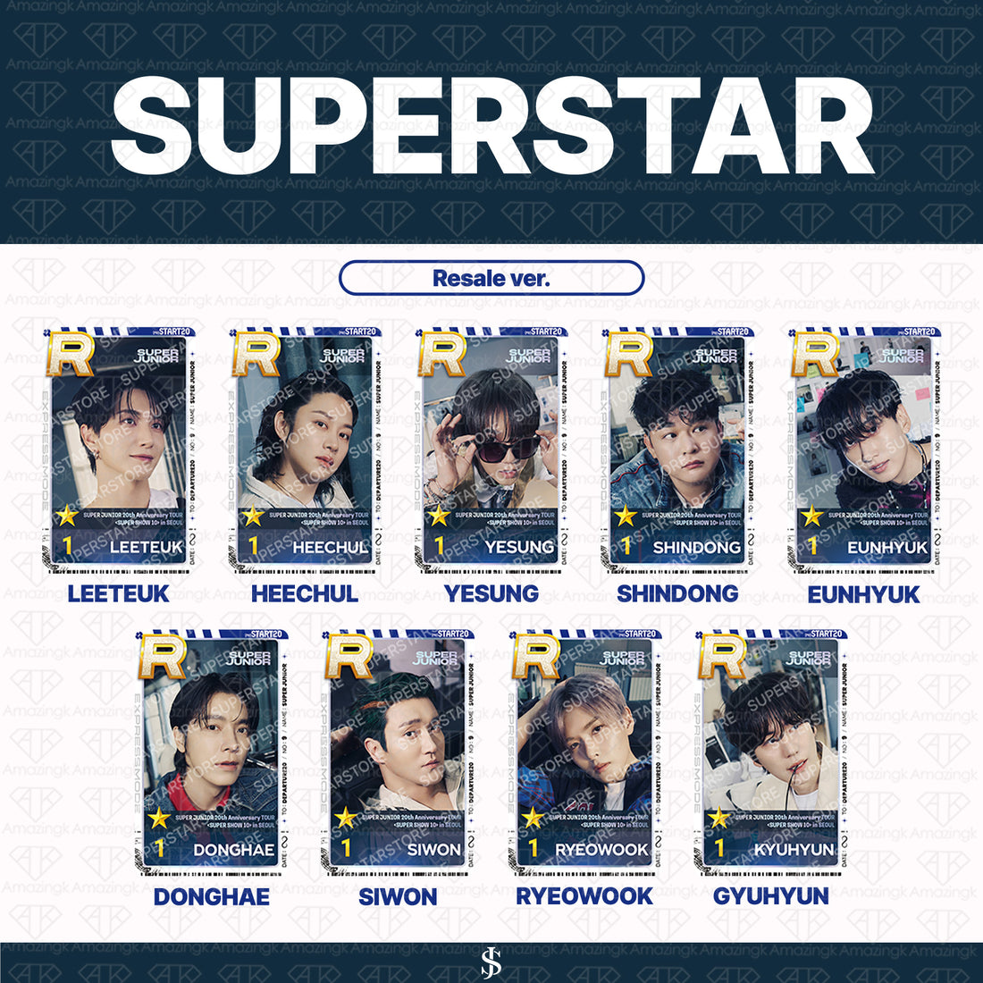 ［予約商品］SUPER JUNIOR スーパースターシリーズトレカ SUPERSTAR SM Series STAR+ING : Ghost House