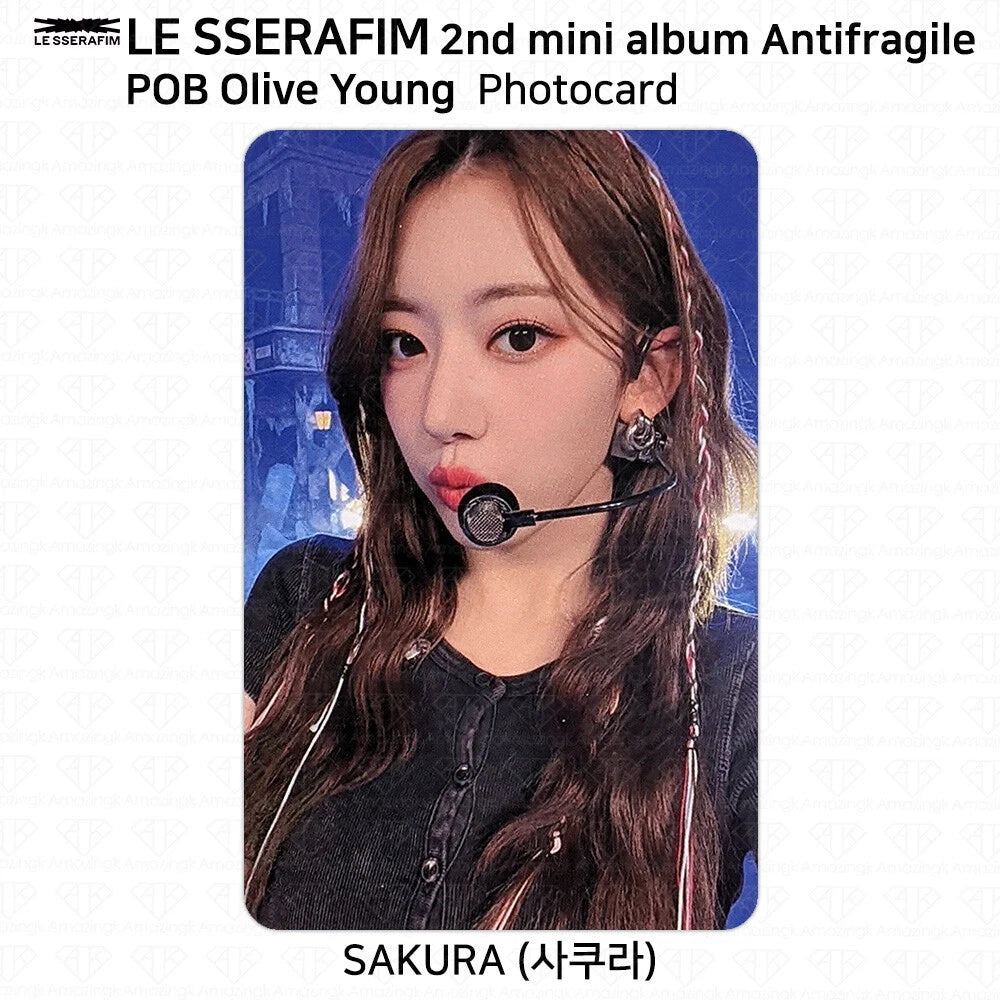 Le Sserafim 2nd Mini Album Antifragile 予約購入特典トレカ (Olive Young)