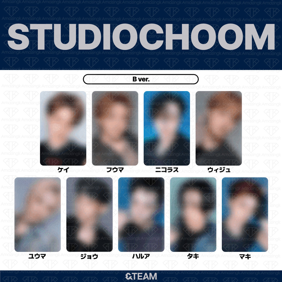 [予約商品] &TEAM KR 2nd Mini Album Mark on Me StudioChoom単独イベント特典トレカ