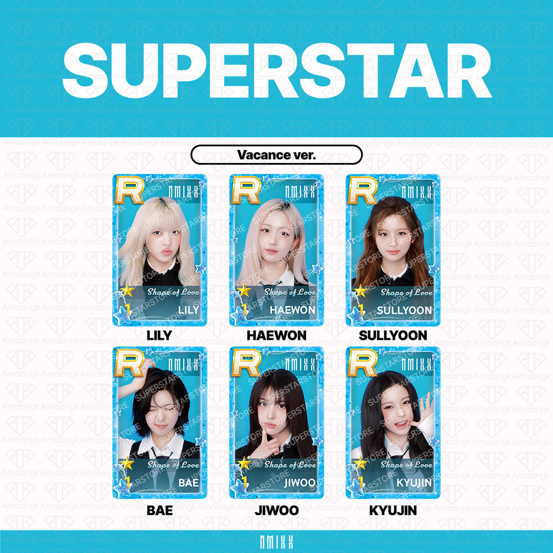 ［予約商品］NMIXX スーパースターシリーズトレカ SUPERSTAR JYP Series STAR+ING : Ghost Hous