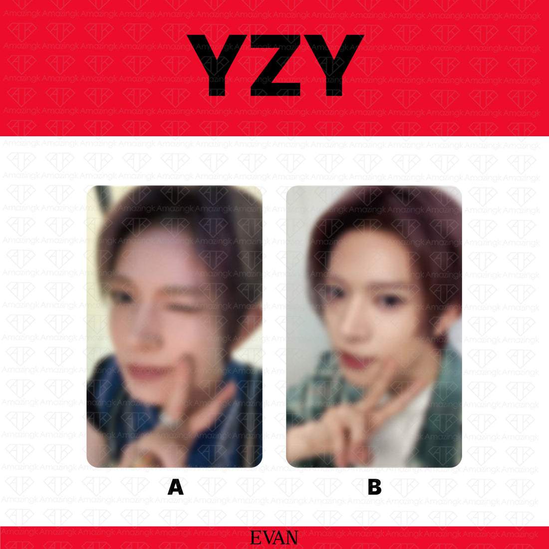 ［予約商品］EVAN 1st Mini Album DEATH OF ME 中国予約購入店舗特典トレカ (Yizhiyu)